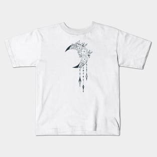 Hand Drawn Mystical Moon Kids T-Shirt